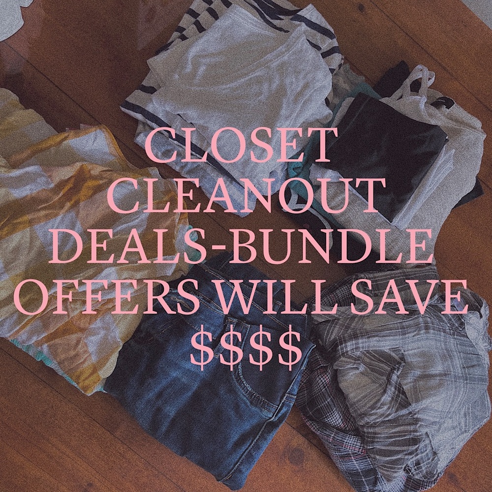 MASSIVE CLOSET CLEANOUT